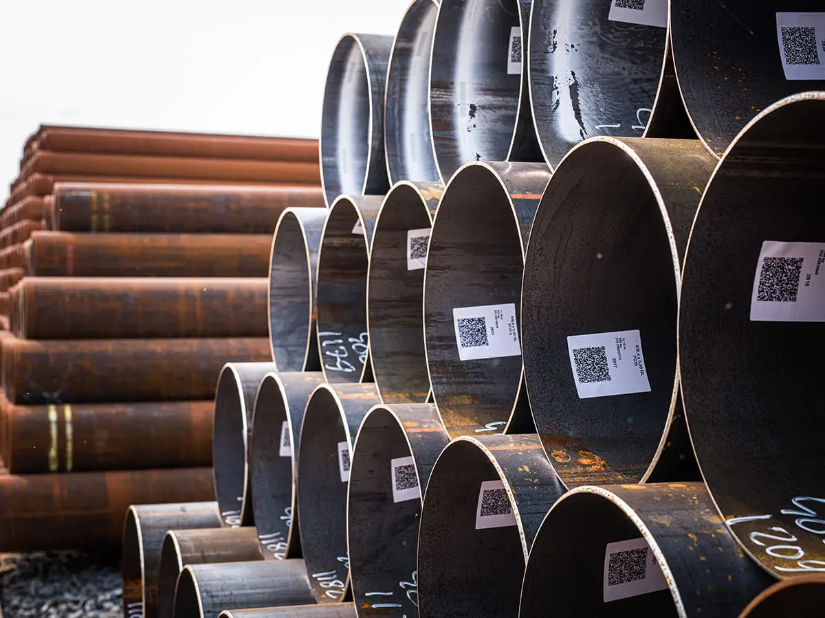 IJzeren buizen in Moerdijk