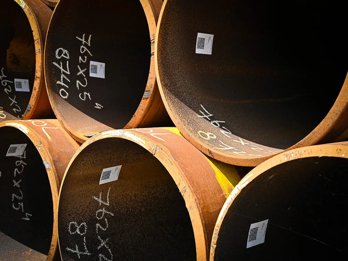 IJzeren buis 800 millimeter - Detailfoto