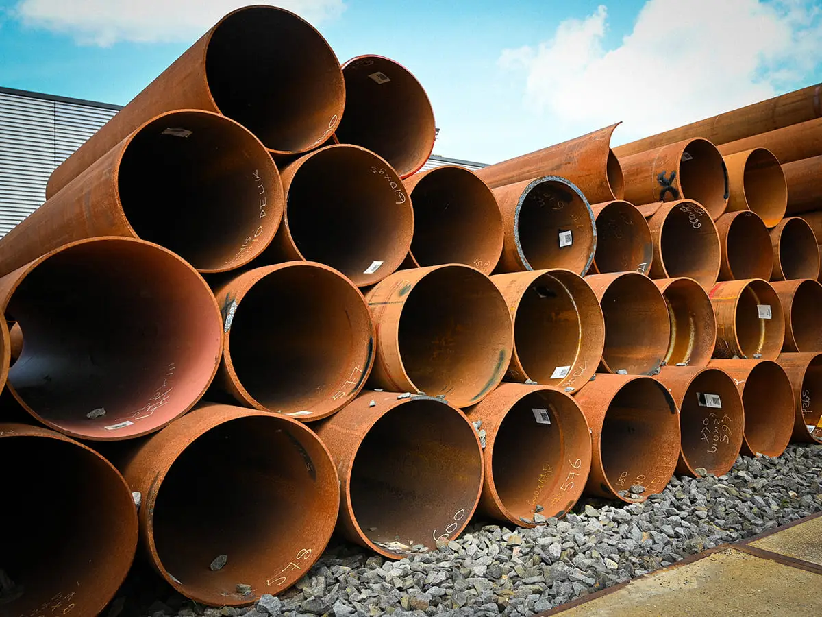 IJzeren buizen 610 mm